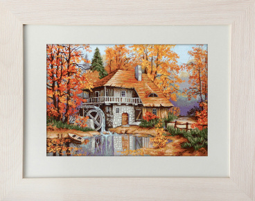 Осенний пейзаж Luca-s G481, цена 3 155 руб. - интернет-магазин Мадам Брошкина