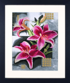 Composition Of Pink Lilies   Lanarte PN-0008291