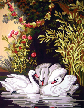 Лебеди в тени Grafitec 11.582, цена €13 - интернет-магазин Мадам Брошкина