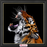 Тигриный рык Алмазная живопись АЖ.4141
