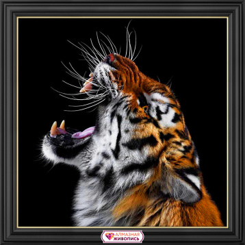 Тигриный рык Алмазная живопись АЖ.4141, цена 1 917 руб. - интернет-магазин Мадам Брошкина
