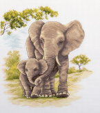 Мать и дитя. Слоны Panna J-7208