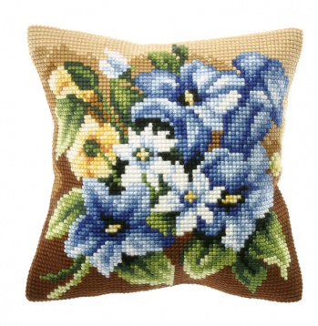 Букет голубых цветов Orchidea 9194, цена 1 414 руб. - интернет-магазин Мадам Брошкина