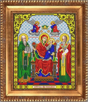 Пресвятая Богородица Экономисса Благовест И-4089, цена 174 руб. - интернет-магазин Мадам Брошкина