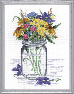 Полевые цветы Janlynn 017-0112, цена 2 409 руб. - интернет-магазин Мадам Брошкина