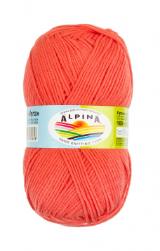 Пряжа Альпина Vera цв.28 св.красный Alpina 13355792342, цена 1 646 руб. - интернет-магазин Мадам Брошкина