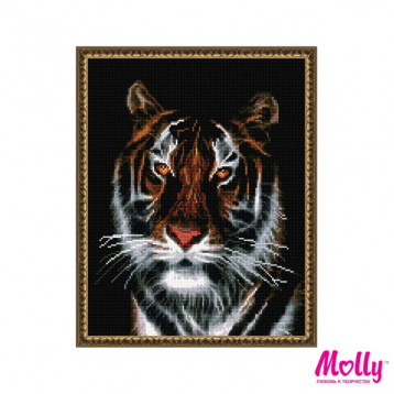 Портрет тигра Molly KM0007/1, цена 1 288 руб. - интернет-магазин Мадам Брошкина