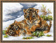 Тигрята в снегу Риолис 1564