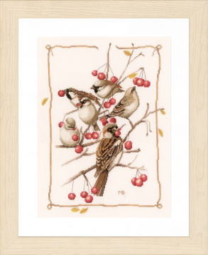 Sparrows and currant   Lanarte PN-0162298, цена 3 915 руб. - интернет-магазин Мадам Брошкина