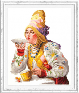 Боярышня за чаем Чудесная Игла 66-01, цена 1 058 руб. - интернет-магазин Мадам Брошкина