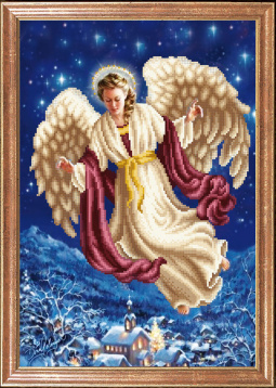 Ангел над городом Магия канвы КС-106, цена 401 руб. - интернет-магазин Мадам Брошкина