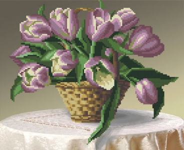 Тюльпаны М.П. Студия Г-046, цена 198 руб. - интернет-магазин Мадам Брошкина