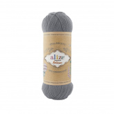 Пряжа Ализе Superwash Artisan цв.0836 серый Alize SUPERWASH.ARTISAN.0836