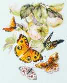 Бабочки на яблоне Чудесная Игла 130-052