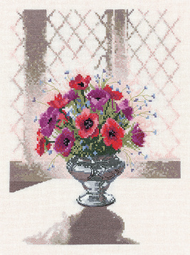 Цветы в серебряной вазе Heritage WFSV656E, цена 3 929 руб. - интернет-магазин Мадам Брошкина