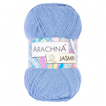 Пряжа Arachna Jasmin цв.137 голубой Arachna 86994598984, цена 1 190 руб. - интернет-магазин Мадам Брошкина