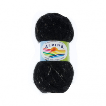 Пряжа Альпина Alpaca Tweed цв.02 черный Alpina 11380003642, цена 5 808 руб. - интернет-магазин Мадам Брошкина