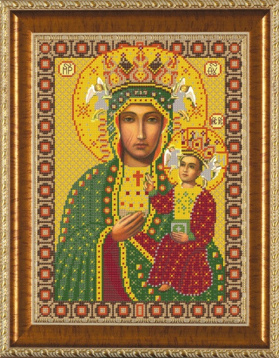 Богородица Ченстоховская Nova Sloboda     БИС1211, цена 166 руб. - интернет-магазин Мадам Брошкина
