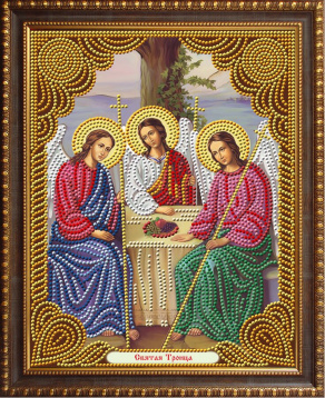 Икона Святая Троица Алмазная живопись АЖ.5041, цена 1 137 руб. - интернет-магазин Мадам Брошкина