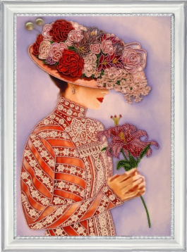 Дама с лилиями Butterfly 822, цена 1 945 руб. - интернет-магазин Мадам Брошкина