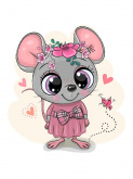 Милая мышка Molly KH0913