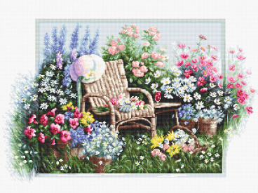 Цветущий сад Luca-s B2344, цена 3 176 руб. - интернет-магазин Мадам Брошкина