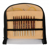 Набор Special Interchangeable Needle Set съемных спиц для вязания Cubics 10см, 5 видов спиц 4мм, 4,5мм, 5мм, 5,5мм, Knit Pro 6мм, тросик 40см Knit pro 25615