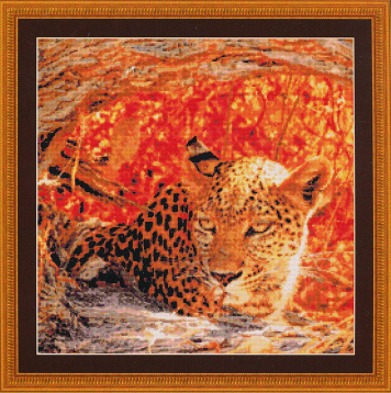 Затаившийся леопард Kustom Krafts 98437, цена $52 - интернет-магазин Мадам Брошкина