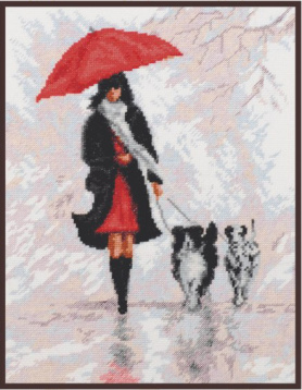 Дама с собачками Палитра 11.009, цена 755 руб. - интернет-магазин Мадам Брошкина