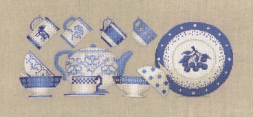 Синяя посуда Le Bonheur des Dames 1081, цена 4 057 руб. - интернет-магазин Мадам Брошкина