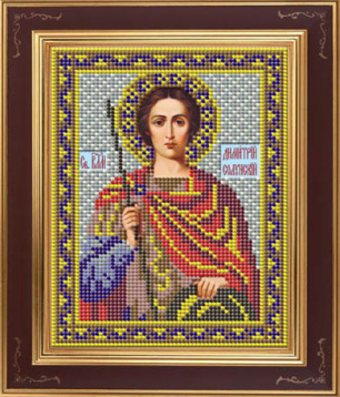 Святой Дмитрий Galla Collection М240, цена 1 092 руб. - интернет-магазин Мадам Брошкина