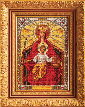Державная Богородица Кроше В-199, цена 1 475 руб. - интернет-магазин Мадам Брошкина