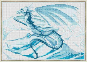 Ледяной дракон Орнамент СП-004, цена 1 194 руб. - интернет-магазин Мадам Брошкина