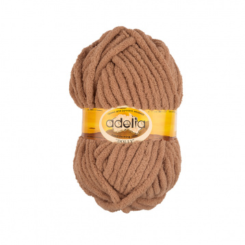 Пряжа Аделия Dolly цв.22 св.коричневый Adelia 31560061252, цена 2 895 руб. - интернет-магазин Мадам Брошкина