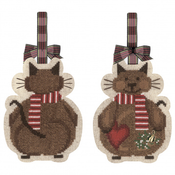 елочной игрушки "CHAT NO?L" (Рождественский кот) Le Bonheur des Dames 2738, цена 2 703 руб. - интернет-магазин Мадам Брошкина