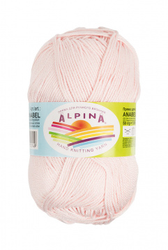 Пряжа Альпина Anabel цв.059 бл.розовый Alpina 14087955972, цена 2 299 руб. - интернет-магазин Мадам Брошкина