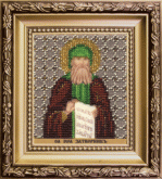 Икона преподобного Иоанна затворника Святогорского Чаривна Мить Б-1195
