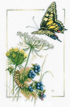 Бабочки у черники Lanarte 21869А, цена 1 269 руб. - интернет-магазин Мадам Брошкина