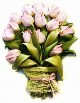Тюльпаны Цветной VL003, цена 1 085 руб. - интернет-магазин Мадам Брошкина