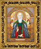 Святой Преподобный Сергий Радонежский Паутинка Б1004