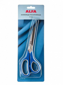 Ножницы ALFA раскройные 19 см ALFA 901-75S, цена 983 руб. - интернет-магазин Мадам Брошкина