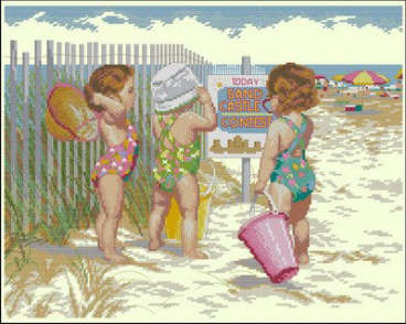 Дети на пляже Dimensions 35216, цена 2 257 руб. - интернет-магазин Мадам Брошкина
