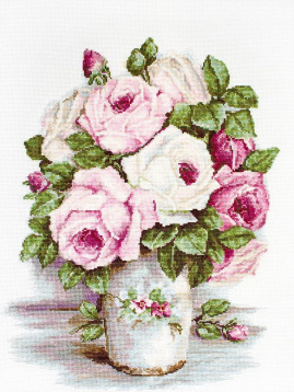 Смешанные розы Luca-s BA2329, цена 3 250 руб. - интернет-магазин Мадам Брошкина