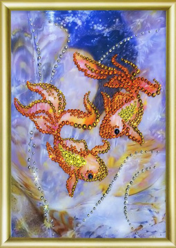 Золотые рыбки Чаривна Мить КС-027, цена 1 977 руб. - интернет-магазин Мадам Брошкина