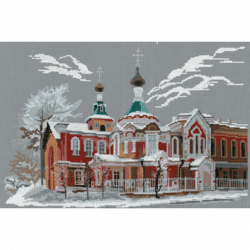 Церковь Иоанна Предтечи Нитекс 0051, цена 1 079 руб. - интернет-магазин Мадам Брошкина