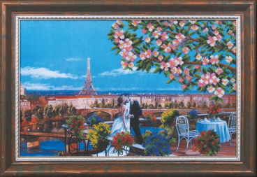 Парижский поцелуй Магия Канвы Б-116, цена 1 624 руб. - интернет-магазин Мадам Брошкина
