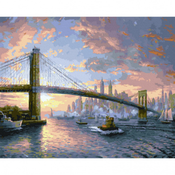 Рассвет над Нью-Йорком Molly KK0747, цена 1 079 руб. - интернет-магазин Мадам Брошкина