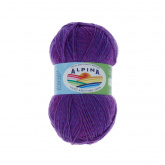 Пряжа Альпина Romantic цв.10 фиолетовый-сиреневый-св.синий Alpina 9466651972