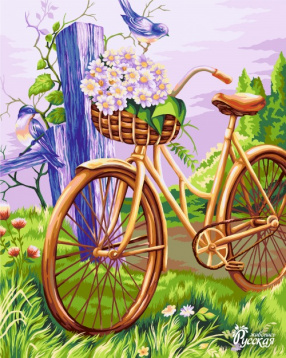 Велосипед с корзинкой Фабрика творчества E009, цена 729 руб. - интернет-магазин Мадам Брошкина