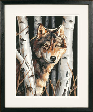 Волк в деревьях Dimensions 91254, цена 1 231 руб. - интернет-магазин Мадам Брошкина